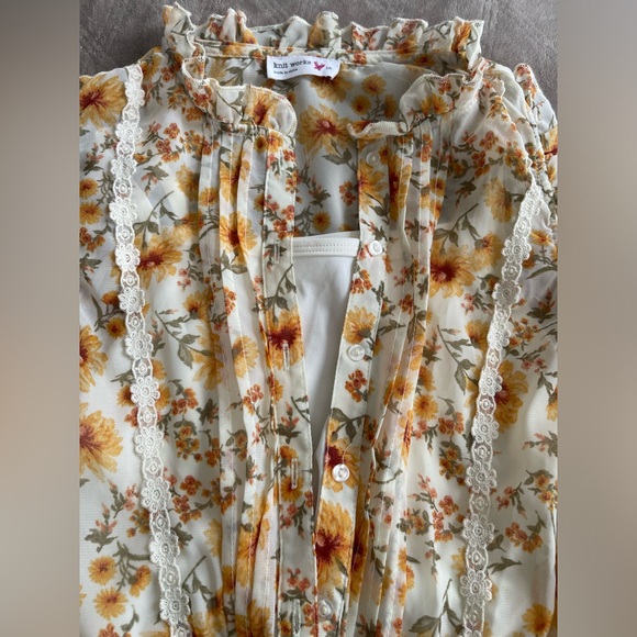 Floral Ruffle Dress - Picture 3 of 4